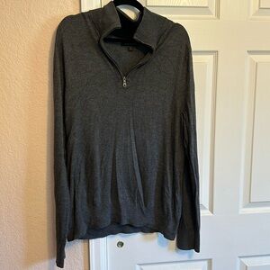 Half-Zip Luxe Sweater, Size L